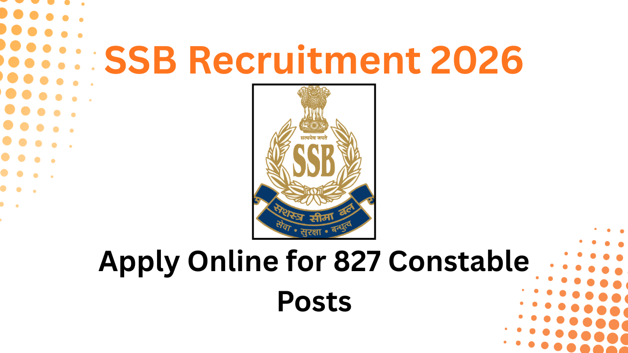SSB Recruitment 2026